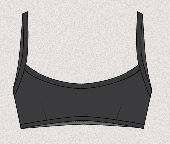 Cam Bra Grey