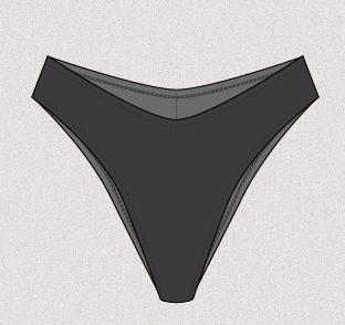 Cam Cheeky Brief Grey