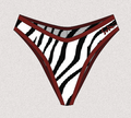 Cam Cheeky Brief Zebra