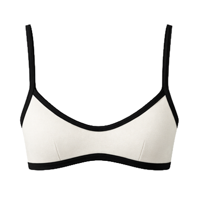 Frankie Bra White/Black